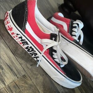 Vans Red and Black Men's Shoes